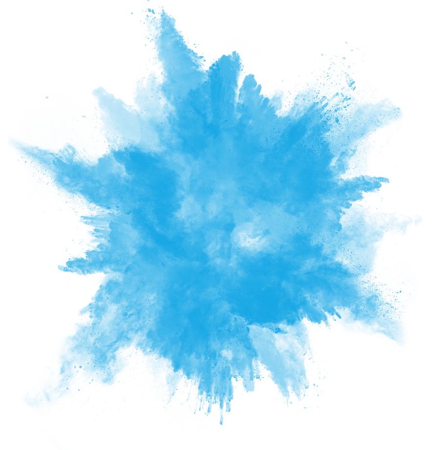Abstract Color Paint Powder Explosion